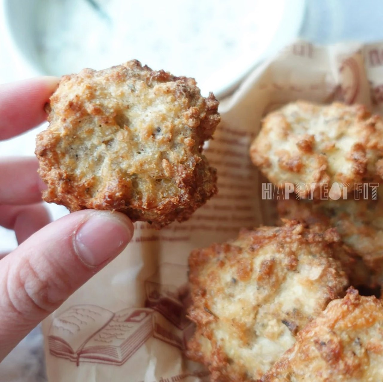 2種食材做出跟麥當勞一樣好吃的低卡雞塊|氣烤鍋食譜 - 第1張圖 豆腐雞塊只有50大卡!