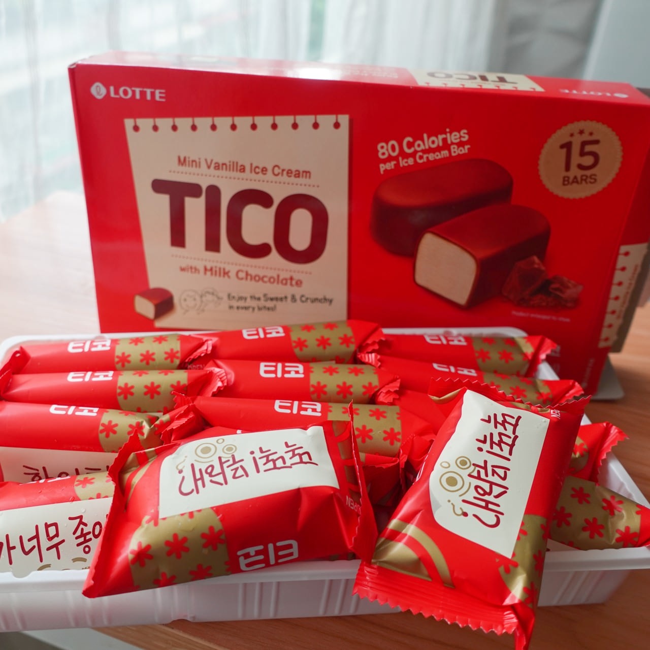 Tico巧克力冰淇淋一個才80大卡，是減脂期間的全聯好物。