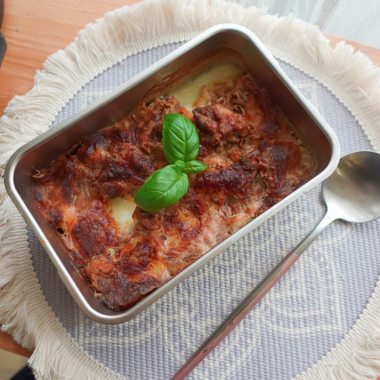 焗烤超拉絲雞肉Pasta有滿滿的起司，超罪惡。